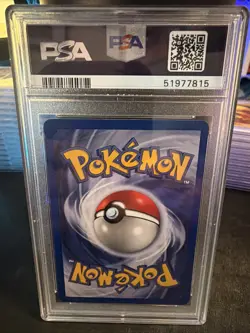 Pokemon 2000 Gym Heroes Rockets Moltres Holo Card First Edition PSA 8 - Image 3
