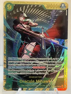 Dracule Mihawk OP14-119 - SEC The Azure Sea's Seven ONE PIECE Card Game English - Image 1