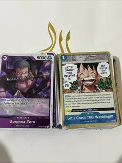 One Piece TCG Random 100 Card Lot. Common Uncommon Holos - Image 1