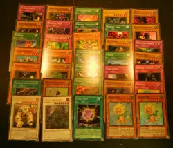 Lot of (35) Assorted Yu Gi Oh Cards (6 Holo) (29) Appear To Be Unplayed NM - Image 1