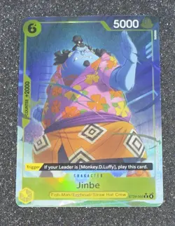 Jinbe ST29-005 Alt Art Starter Deck Promo One Piece Card English - Image 1