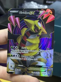 Giratina EX 124/124 Dragons Exalted 2012 Full Art Holo Rare Pokemon Card TCG - Image 4