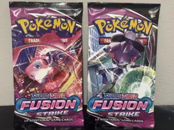 Pokemon Fusion Strike Booster Pack 10 CARDS 1 PACK RANDOM ARTWORK - NEW SEALED - Image 1