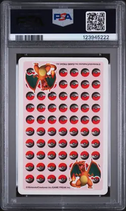 1998 POKEMON STADIUM RED VERSION PLAYING CARDS KING OF SPADES CHARIZARD PSA 10 - Image 2