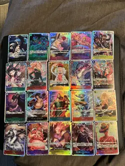 One Piece Japanese SR Card Lot - Image 1
