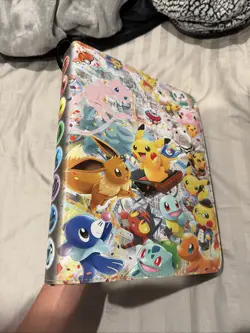 Huge pokemon binder Lot of over 450 expensive Cards all different types New Old - Image 1
