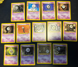 Pokemon Vintage Unown Neo Discovery Revelation Destiny - Lot of 13 Cards - Image 1