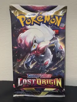 Pokemon SWSH Lost Origin Booster Pack - 10 Cards / Pack - Random Art - SEALED - Image 1