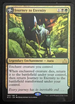 MTG Journey to Eternity- DAMAGED -Rivals of Ixalan Magic the Gathering Card #160 - Image 1