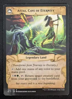 MTG Journey to Eternity- DAMAGED -Rivals of Ixalan Magic the Gathering Card #160 - Image 2