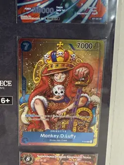 Bandai Card Fest Exclusive Foil Sheet, Monkey.D.Luffy P-043, SEALED - Image 3