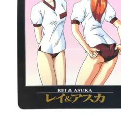 17 Rei Ayanami & Shoryu Asuka Langley NEON GENESIS EVANGELION Card 1st 1996 SEGA - Image 4