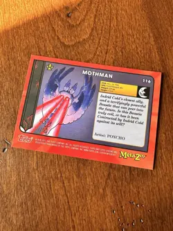 2022 Topps Chrome Metazoo Mothman #116 Gold Refractor 13/50 RARE Serialized Card - Image 5