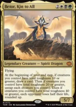 Betor, Kin to All Tarkir: Dragonstorm (TDM) 172 MTG Regular - Image 1