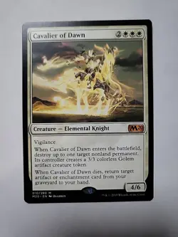 MTG Cavalier of Dawn Core Set 2020 010/280 Regular Mythic - Image 1