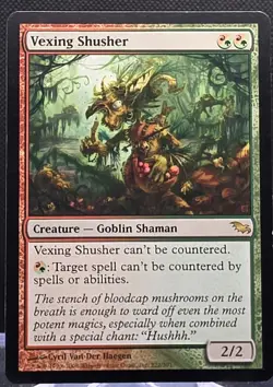 Vexing Shusher #222 Shadowmoor Regular Rare LP - Image 1