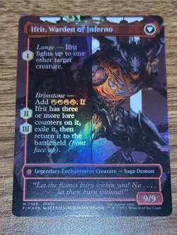 Magic The Gathering Final Fantasy CLIVE, IFRIT’S DOMINANT Borderless Foil M 0385 - Image 2