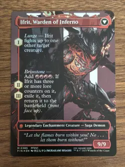 Magic The Gathering Final Fantasy CLIVE, IFRIT’S DOMINANT Borderless Foil M 0385 - Image 4