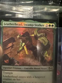 TMNT PROMO Leatherhead, Swamp Stalker FOIL TMNT PRERELEASE TMNT PROMO TMNT PROMO - Image 3
