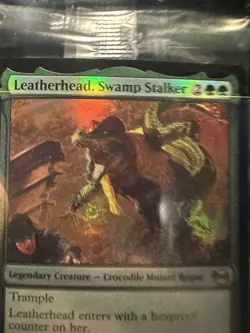 TMNT PROMO Leatherhead, Swamp Stalker FOIL TMNT PRERELEASE TMNT PROMO TMNT PROMO - Image 4