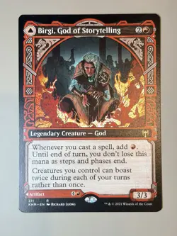Birgi, god of storytelling (showcase) - English - MTG KHM - Image 1