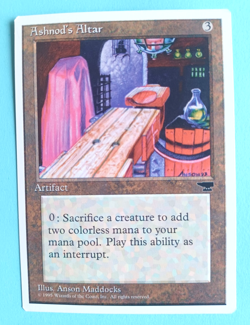 MAGIC MTG ASHNODS ALTAR ARTIFACT CHRONICLES VERY LIGHT PLAY - Image 1
