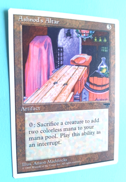 MAGIC MTG ASHNODS ALTAR ARTIFACT CHRONICLES VERY LIGHT PLAY - Image 2