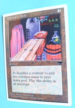 MAGIC MTG ASHNODS ALTAR ARTIFACT CHRONICLES VERY LIGHT PLAY - Image 3