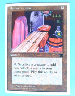 MAGIC MTG ASHNODS ALTAR ARTIFACT CHRONICLES VERY LIGHT PLAY - Image 4