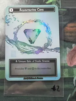 Aquamarine Core (FOIL) #2 Unique Beta Sorcery - Image 1