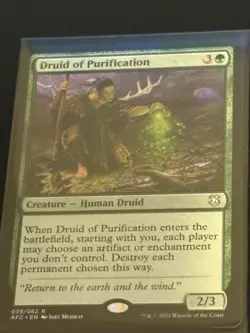 Druid of Purification Commander: Adventures in the Forgotten Realms Regular - Image 1