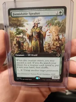 Formidable Speaker Extended Art Lorwyn Eclipsed Regular MTG - Image 1