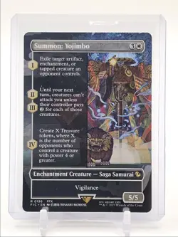 SUMMON: YOJIMBO 2025 MTC FINAL FANTASY COMMANDER RARE 5/5 Q1816 - Image 1