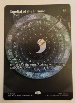 Sundial of the Infinite TLE #55 Borderless Mythic Foil NM+ - Image 1
