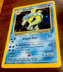 Pokemon TCG Gyarados Base Set 2 7/130 Holo Unlimited Holo Rare NM - Image 1
