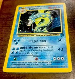 Pokemon TCG Gyarados Base Set 2 7/130 Holo Unlimited Holo Rare NM - Image 2