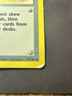 Lass 75/102, Base Set, Pokemon TCG, WOTC, Vintage 1999, Rare Trainer, MP - Image 2
