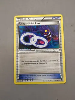 Pokemon TCG Phantom Forces Reverse Holographic Gengar Spirit Link 95/119 - Image 2