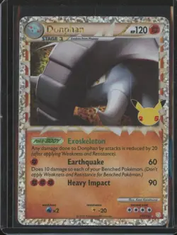 2021 Pokemon Celebrations DONPHAN #107 Classic Collections Holo Stamped JFB1 - Image 1