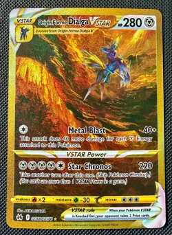 2023 Pokemon Origin Forme Dialga VSTAR GG68/GG70 Crown Zenith - Image 1