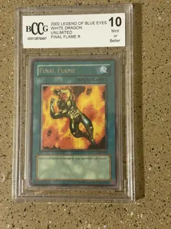 Yu-Gi-Oh! TCG Final Flame Legend of Blue Eyes White Dragon LOB-EN100... BCCG 10 - Image 1