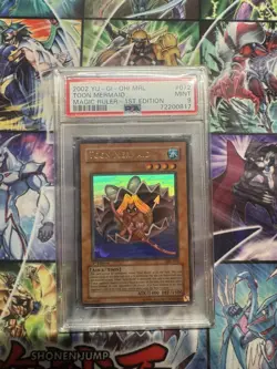 2002 Yu-Gi-Oh! Toon Mermaid Magic Ruler MRL 1st Edition Ultra Rare PSA 9 - Image 1