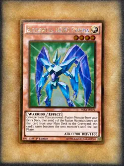 Yugioh Elemental HERO Prisma PGL2-EN072 Gold Rare 1st Ed NM - Image 1