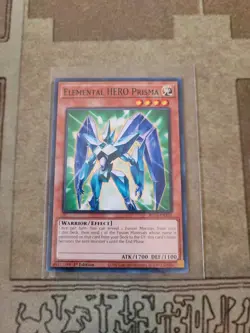 YUGIOH ELEMENTAL HERO PRISMA BLC1-EN152 COMMON 1ST ED NM - Image 1