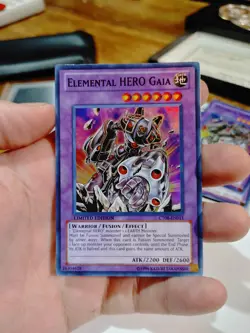 Yu-Gi-Oh! Elemental Hero Gaia CT08-EN011 Super Rare Limited - Image 1