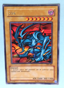 YUGIOH ZOA #TFK001 PRIZMATIC SECRET RARE HOLO VERY LIGHT PLAY - Image 1