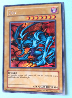 YUGIOH ZOA #TFK001 PRIZMATIC SECRET RARE HOLO VERY LIGHT PLAY - Image 2