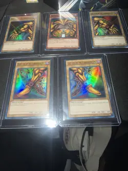 Yu-Gi-Oh Exodia The Forbidden One Ultra Rare YGLD Unlimited Edition Complete Set - Image 1