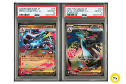 PSA 10 Pokemon Card Japanese Mega Charizard X ex RR SR seq set Inferno X M2 - Image 1
