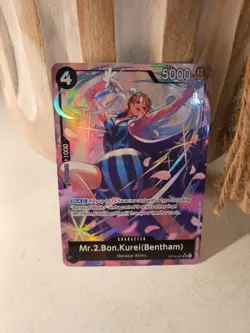 One Piece TCG English OP14-091 Mr. 2 Bon Kurei (Bentham) Alt Art Parallel - Image 1